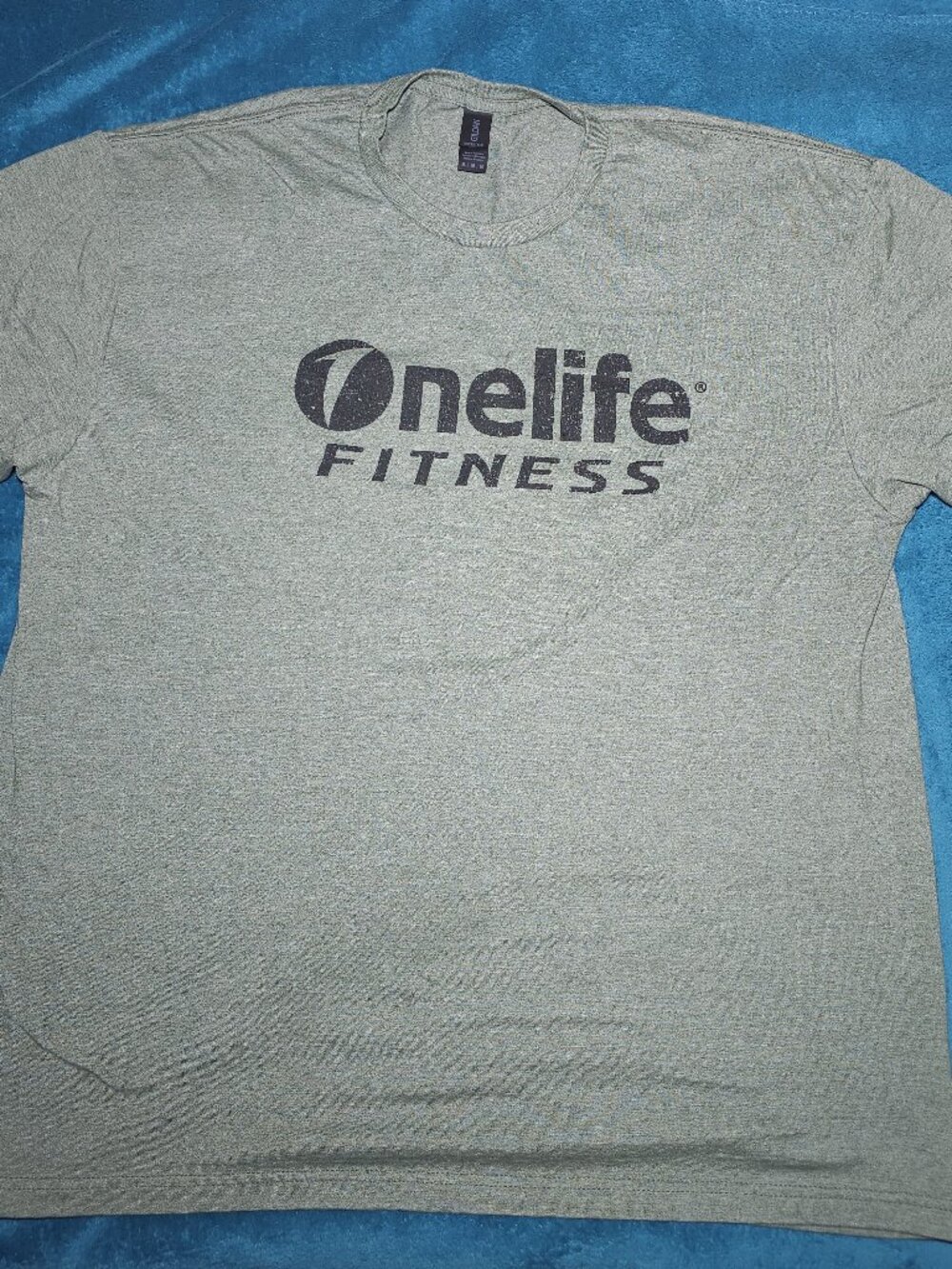 Gildan Men's Graphic OneLife Fitness T Shirt Green XL SoftStyle